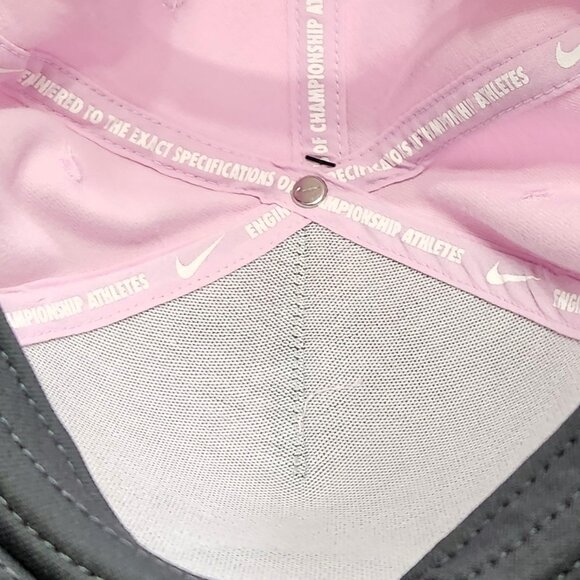 Nike Pro Structured Cap Hat Adult Unisex Pink Snapback Dri Fit Golf - L/XL - Picture 4 of 8